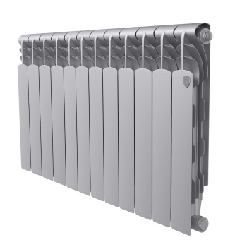Радиатор биметаллический 12 секций Royal Thermo Revolution, 500 мм, серый