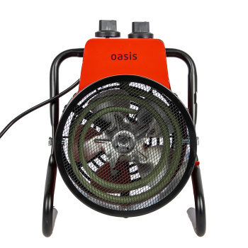 Пушка тепловая электрическая  2кВт 230м3/ч S-20м2 ТЭН круглая 220В TP-20R OASIS *1 Пушка тепловая электрическая  2кВт 230м3/ч S-20м2 ТЭН круглая 220В TP-20R OASIS *1