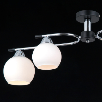 Светильник потолочный IL0638-4CSQ-24 CR BK LIBRA 4*40W E14 S=24м2  *1