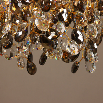 Светильник потолочный хрусталь 5509 Gold 500 мм Е14 S=16м2 золото  VERNER LIGHTING *1 Светильник потолочный хрусталь 5509 Gold 500 мм Е14 S=16м2 золото  VERNER LIGHTING *1