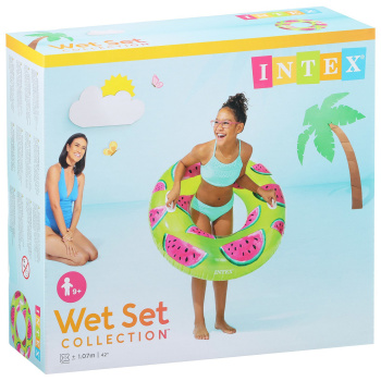 Круг для плавания "Тропики" 107 см, от 9 лет, цвета микс 56261NP  9317115