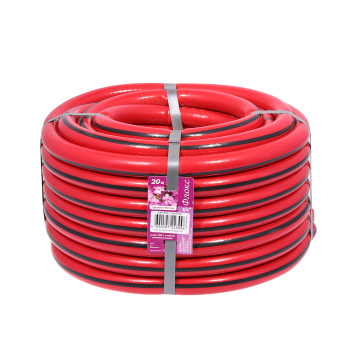 Шланг поливочный 20 м Авангард "Флокс", ПВХ, 3/4", армированный, красный