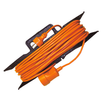 Удлинитель 1 розетка 30м с/з РАМКА ПВС 3*0,75 мощ нагр 2200Вт Народный SQ1307-0313*1/6