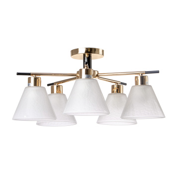 Люстра 09112-3.3-05 FG+BK 40Вт S=30м2  *2