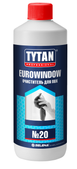 Очиститель для ПВХ TYTAN Professional EUROWINDOW №20, 950 мл Очиститель для ПВХ TYTAN Professional EUROWINDOW №20, 950 мл