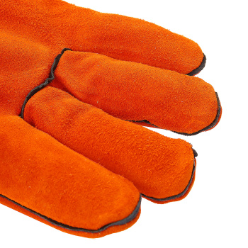 Краги сварщика спилковые термостойкие с печатью FoxWeld "МАСТЕР" *1/12/72 Краги сварщика спилковые термостойкие с печатью FoxWeld "МАСТЕР" *1/12/72