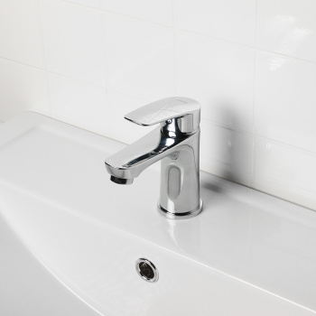 Смеситель для умывальника Milardo Horizont HORSB00M01, короткий излив, рычажный