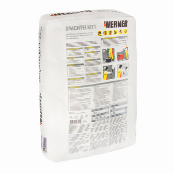 Шпаклевка полимерная WERNER Spachtelkitt, финишная, 20 кг, белый
