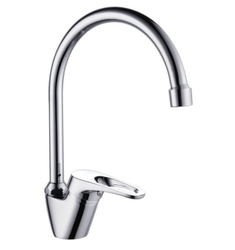 Смеситель для кухни GROSS AQUA Base 3205258С-В01 высокий излив, поворотный *1/10