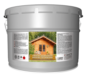 Защитно-декоративное покрытие 8 кг для древесины Первая Цена, алкидное, сосна Защитно-декоративное покрытие 8 кг для древесины Первая Цена, алкидное, сосна