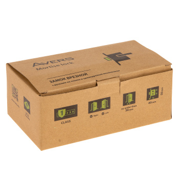 Замок врезной Avers 0827/60, 50 мм, ключ, ключ, цвет медь Замок врезной Avers 0827/60, 50 мм, ключ, ключ, цвет медь