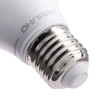 Лампа светодиодная ОНЛАЙТ, Е27, груша A60, 7 Вт, 525 Лм, 2700 К, теплый белый