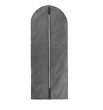 Чехол для одежды на молнии 60см х 150см, спанбонд Серый арт.457-319 "VETTA" *1/6