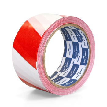 Лента сигнальная оградительная 50 мм х 200 м Klebebander, красно-белая Лента сигнальная оградительная 50 мм х 200 м Klebebander, красно-белая