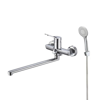 Смеситель для ванны с длинным изливом Milardo Enjoy, хром глянцевый ENJSB00M10 *1 Смеситель для ванны с длинным изливом Milardo Enjoy, хром глянцевый ENJSB00M10 *1