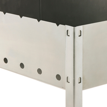 Мангал Амет, 40х29.5х15.5 см, сборный, без шампуров Мангал Амет, 40х29.5х15.5 см, сборный, без шампуров