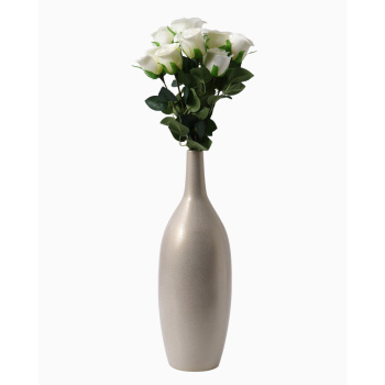 Цветы искусственные "Бутончик розы" 5х50 см, белый 4738234