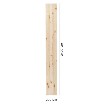 Мебельный щит 2400х200х18 мм Арелан, сорт В Мебельный щит 2400х200х18 мм Арелан, сорт В