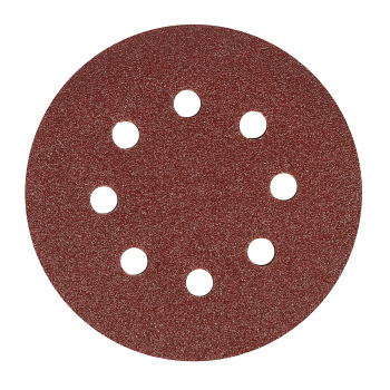 Круги шлифовальные 125 мм P100 8 отв., 5 шт. VIRA