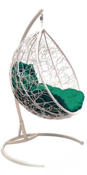 Кресло подвесное Капля M-GROUP, до 120 кг, с подушкой, черное