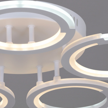 Светильник потолочный светодиодный 09820-3.3-05 WH LED 90W 3000-6000К ПДУ S=16м2 *1