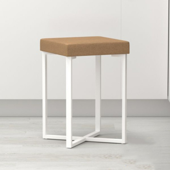 Табурет ЗМИ Торонто, 33х33х48 см, бежевый/белый Табурет ЗМИ Торонто, 33х33х48 см, бежевый/белый