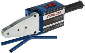 Аппарат для сварки пласт.труб ПОБЕДА ПТ-2435 (2435Вт, 6 насадок,2 мощ. нагр. элем.) кейс *1/10 Аппарат для сварки пласт.труб ПОБЕДА ПТ-2435 (2435Вт, 6 насадок,2 мощ. нагр. элем.) кейс *1/10