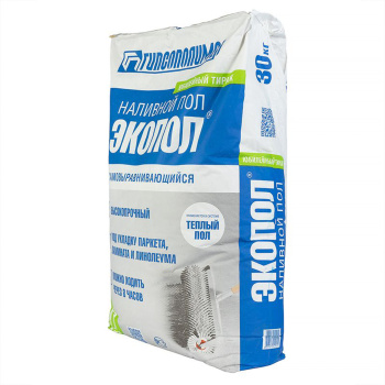 Наливной пол Экопол 30 кг, ТМ Гипсополимер, 1уп=40шт