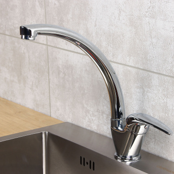 Смеситель для кухни GROSS AQUA Basic 3205257С-А02 высокий излив *1/10