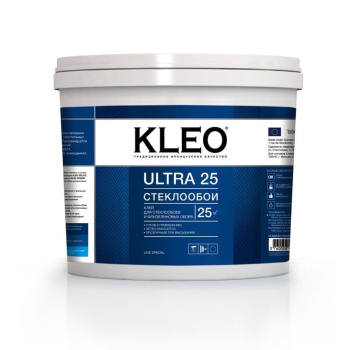 Клей для стеклообоев 5кг ULTRA 25  KLEO    *1 Клей для стеклообоев 5кг ULTRA 25  KLEO    *1