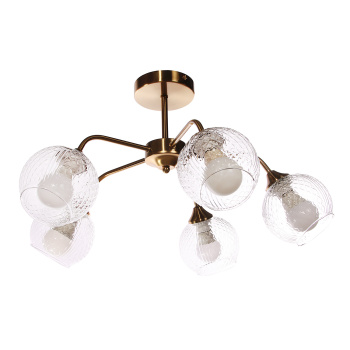 Люстра N5053/5 COP Е27 5*40Вт ( h=310; d=610)  VERNER LIGHTING *1