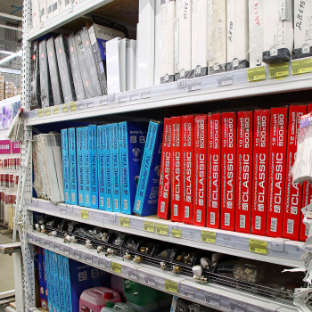 Радиатор алюминиевый 10 секций STI, 500 мм, белый