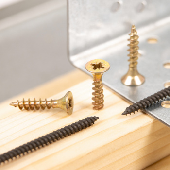 Шурупы жёлтые BROZEX пакет 5*25 (30шт) *10/100 Шурупы жёлтые BROZEX пакет 5*25 (30шт) *10/100