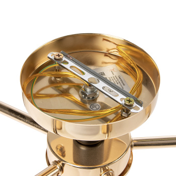 Люстра 09112-3.3-05 FG+BK 40Вт S=30м2  *2