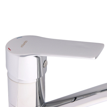 Смеситель для умывальника Milardo Helic HELSBR0M01, короткий излив, рычажный Смеситель для умывальника Milardo Helic HELSBR0M01, короткий излив, рычажный