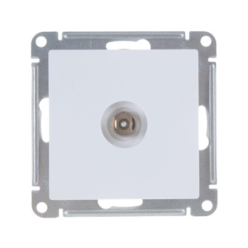 Механизм антенны "ATLAS DESIGN" TV коннектор белый SchE ATN000193