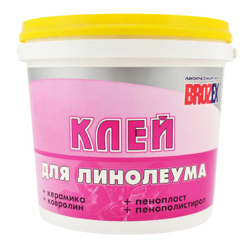 Клей акриловый BROZEX для линолеума, 14 кг Клей акриловый BROZEX для линолеума, 14 кг