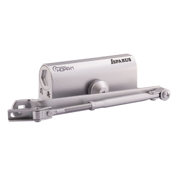 Доводчик для дверей от 40кг до 90кг серебро морозостойкий,малый 420 ISPARUS *1/10