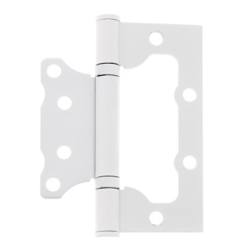 Петля без врезки БЕЛАЯ 100*75*2,5 WW Фабрика Замков *1/50/100