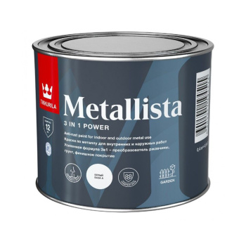 Краска по ржавчине 0,9 л  гл. Metallista База А *6/462
