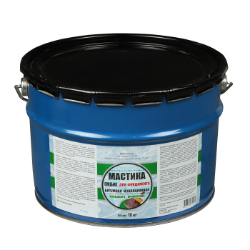 Мастика битумная 10 кг ХозДвор, гидроизоляционная