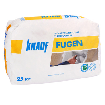 Шпаклевка гипсовая KNAUF Fugen, универсальная, 25 кг Шпаклевка гипсовая KNAUF Fugen, универсальная, 25 кг
