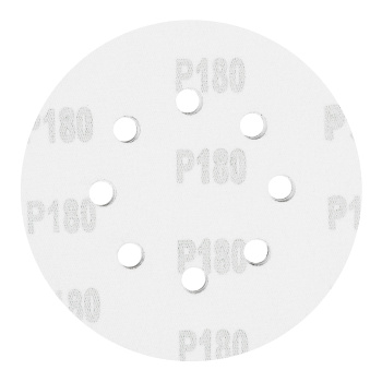 Круги шлифовальные 125 мм P180 8 отв., 5 шт. VIRA