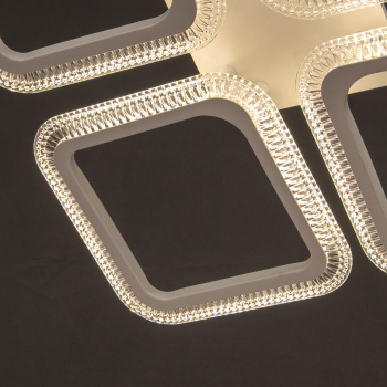 Люстра 09838-0.3-04 WH LED 3000-6200К ПДУ S=16м2  *1