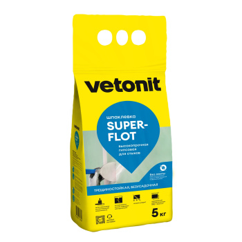 Гипсовая шпаклевка 5 кг Vetonit SUPERFLOT для стыков ГСП
