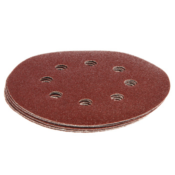 Круги шлифовальные 125 мм P100 8 отв., 5 шт. VIRA