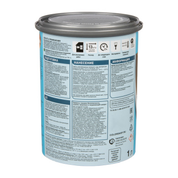 Лак акриловый для мебели и стен матовый 1 л Пинотекс Lacker Aqua 10 *1/6