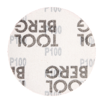 Круг шлифовальный на липучке 125мм Р100 без отверстий (10шт) арт.2204944 TOOLBERG *1/100