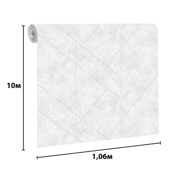 Обои флиз. "Эрисманн" Profi Deco Maison (св.-сер.) 60845-03 10.05х1.06м *6