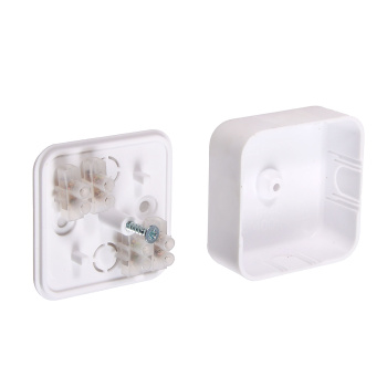 Коробка распаячная ОП 50х50х20мм IP40 белая, клем.колодка TDM SQ1401-0902 *1/10/192